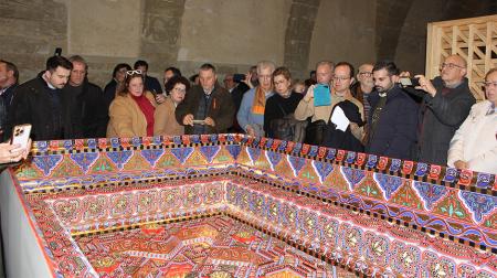 El cuarto alfarje reproducido de Sijena seguirá expuesto hasta el 22 de...