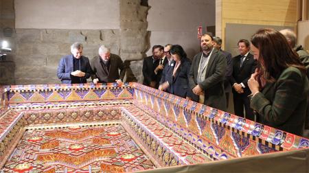 Sijena revive su esplendor con la recreación de un artesonado de la sala...