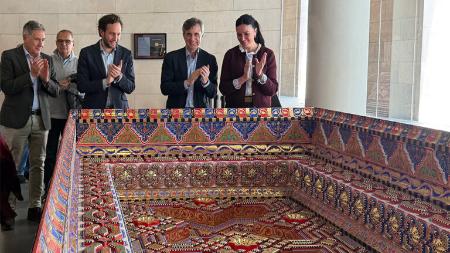 La Diputación Provincial de Huesca ya muestra en su hall el cuarto...