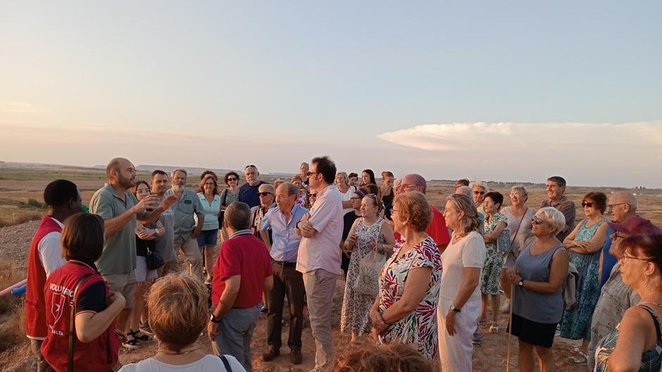 Imagen Villanueva de Sijena inaugura su mirador del Meridiano de Greenwich